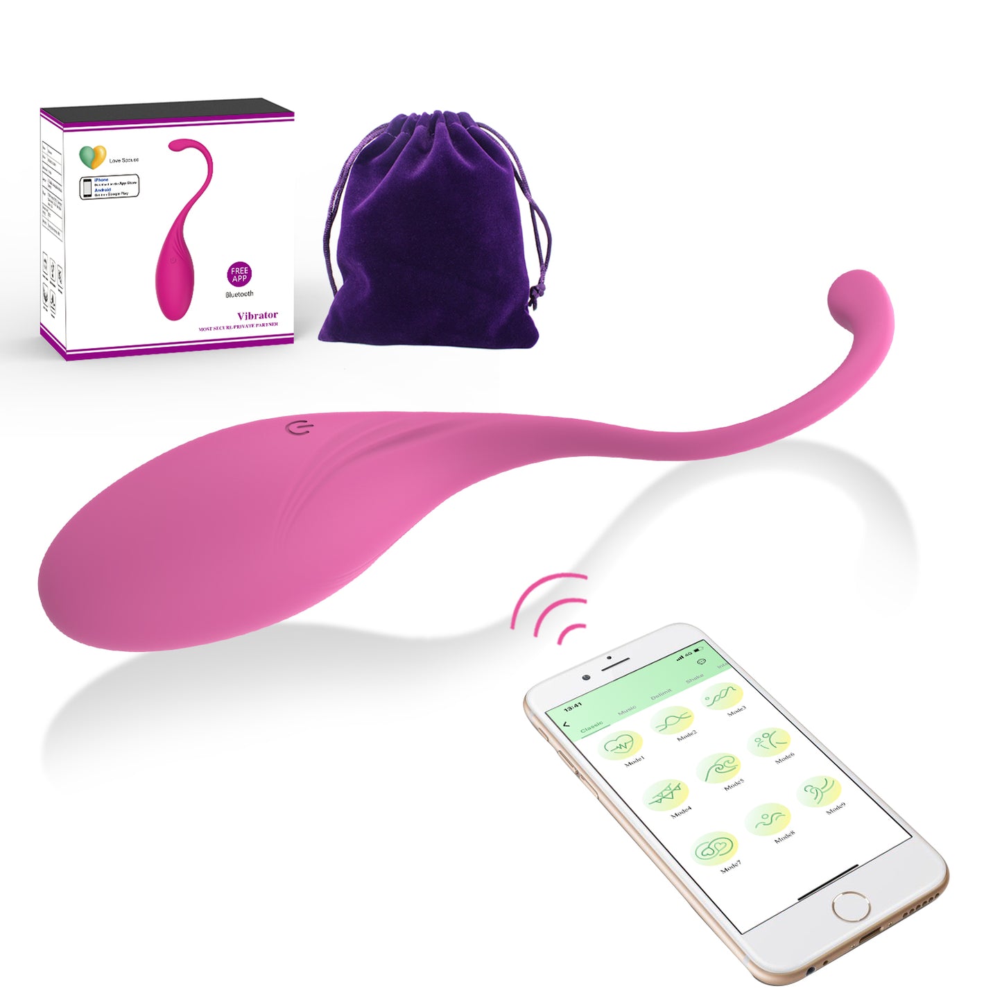 DEEPLIK Lush G -Spot Vibrators with Remote, Long Distance App Controlled Egg Vibrator Wireless Bluetooth Vibrating Women Sex Toys Rechargeable Massagers for Female Couples Sexual Stimulator