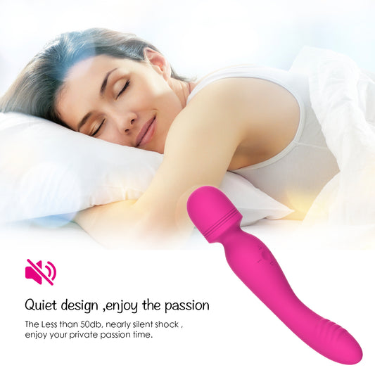 DEEPLIK Personal Massage Device Sleekest and Strongest Cordless Handheld Massager - Powerful - Best for Travel - Magic Stress Away - Perfect on Back Legs Hand Pains and Sports Recovery