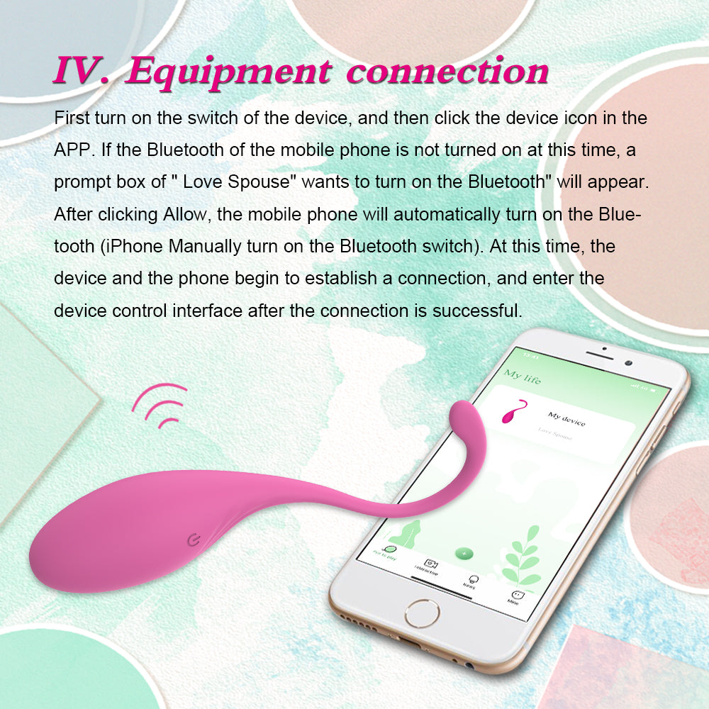 DEEPLIK Lush G -Spot Vibrators with Remote, Long Distance App Controlled Egg Vibrator Wireless Bluetooth Vibrating Women Sex Toys Rechargeable Massagers for Female Couples Sexual Stimulator