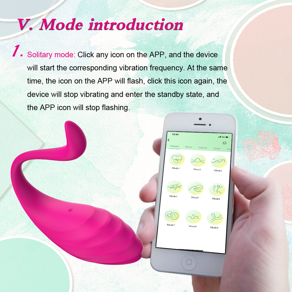 DEEPLIK APP Remote Control G-spot Panty Vibrator, Pink Fun Long Distance Bluetooth Wearable, Rechargerable Adult Sex Toys More Than 10 Vibrations for Women and Couple, Female Toy