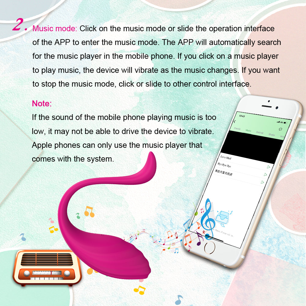 DEEPLIK APP Remote Control G-spot Panty Vibrator, Pink Fun Long Distance Bluetooth Wearable, Rechargerable Adult Sex Toys More Than 10 Vibrations for Women and Couple, Female Toy