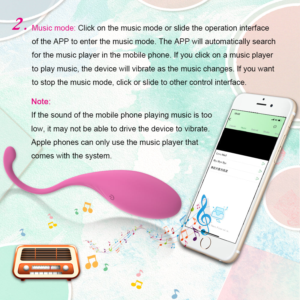 DEEPLIK Lush G -Spot Vibrators with Remote, Long Distance App Controlled Egg Vibrator Wireless Bluetooth Vibrating Women Sex Toys Rechargeable Massagers for Female Couples Sexual Stimulator