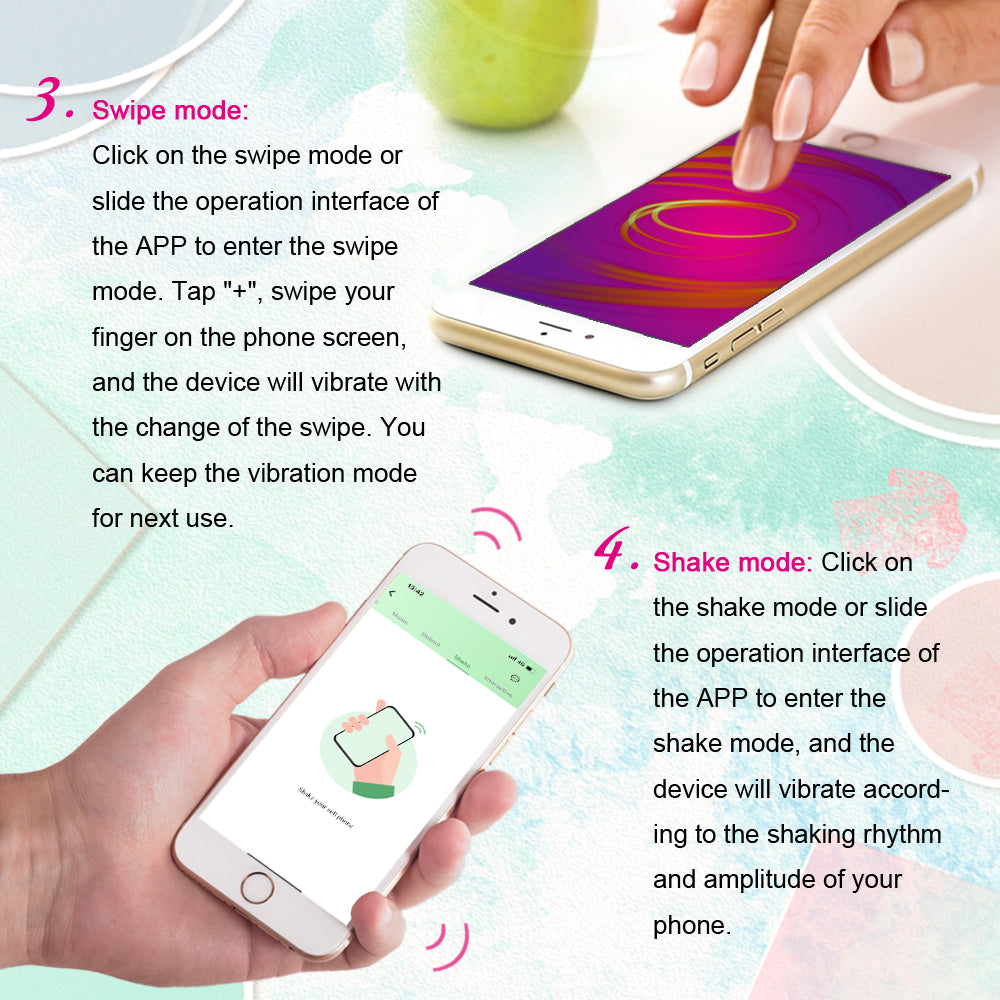 DEEPLIK APP Remote Control G-spot Panty Vibrator, Pink Fun Long Distance Bluetooth Wearable, Rechargerable Adult Sex Toys More Than 10 Vibrations for Women and Couple, Female Toy