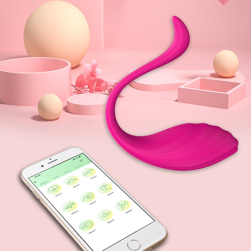 DEEPLIK APP Remote Control G-spot Panty Vibrator, Pink Fun Long Distance Bluetooth Wearable, Rechargerable Adult Sex Toys More Than 10 Vibrations for Women and Couple, Female Toy