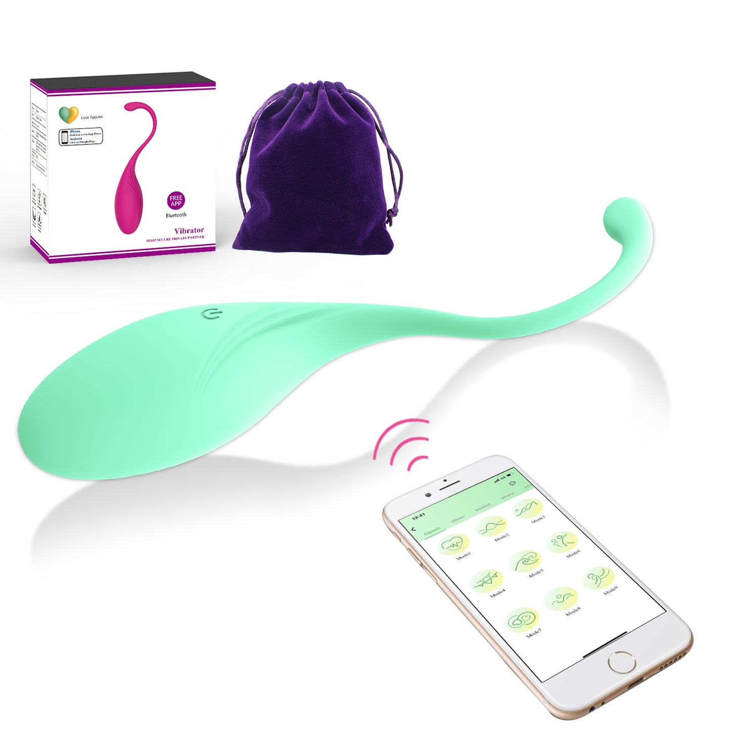 DEEPLIK Lush G -Spot Vibrators with Remote, Long Distance App Controlled Egg Vibrator Wireless Bluetooth Vibrating Women Sex Toys Rechargeable Massagers for Female Couples Sexual Stimulator