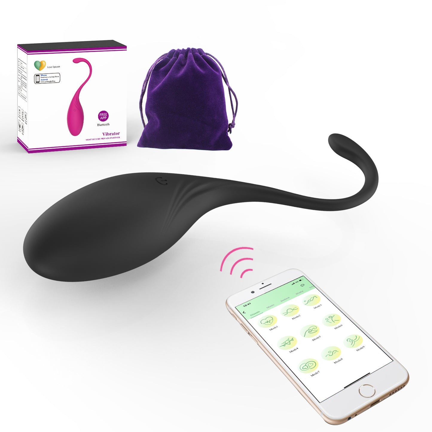 DEEPLIK Lush G -Spot Vibrators with Remote, Long Distance App Controlled Egg Vibrator Wireless Bluetooth Vibrating Women Sex Toys Rechargeable Massagers for Female Couples Sexual Stimulator