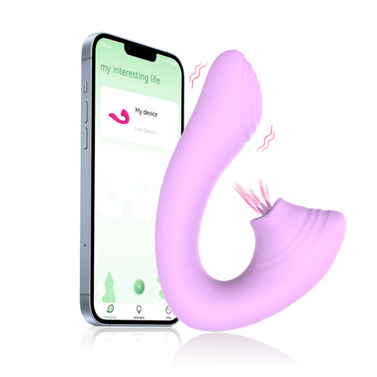 Adult Sex Toys for Women - Sucking Vibrator for Clit - Remote Control Wearable Deeplik for Female, 10 Suction & 10 Vibration Modes Sexual Pleasure Tools for Women Couples