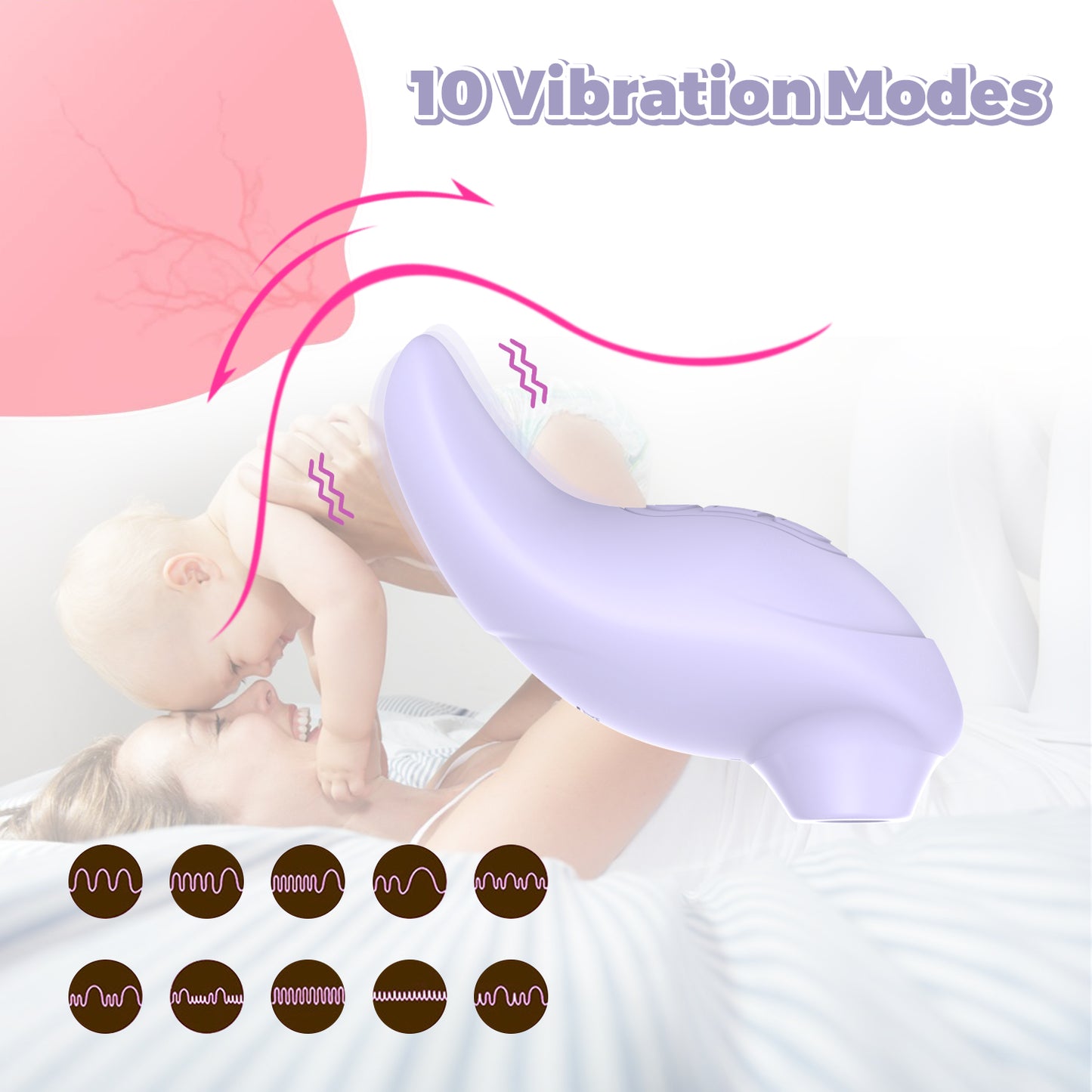 Deeplik Sucking Vibrator Adult Sex Toys - Adult Toys for Women Clitoral Nipple Sucker Vibrators with 10 Sucking & Vibrating Modes, Womens Rose Sex Toy Suction Vibrator for Woman Couples Female