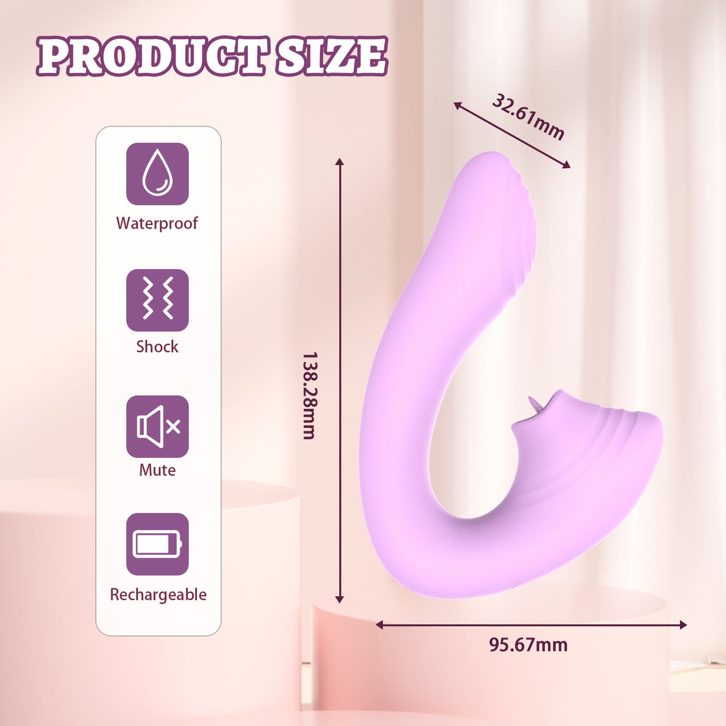 Adult Sex Toys for Women - Sucking Vibrator for Clit - Remote Control Wearable Deeplik for Female, 10 Suction & 10 Vibration Modes Sexual Pleasure Tools for Women Couples