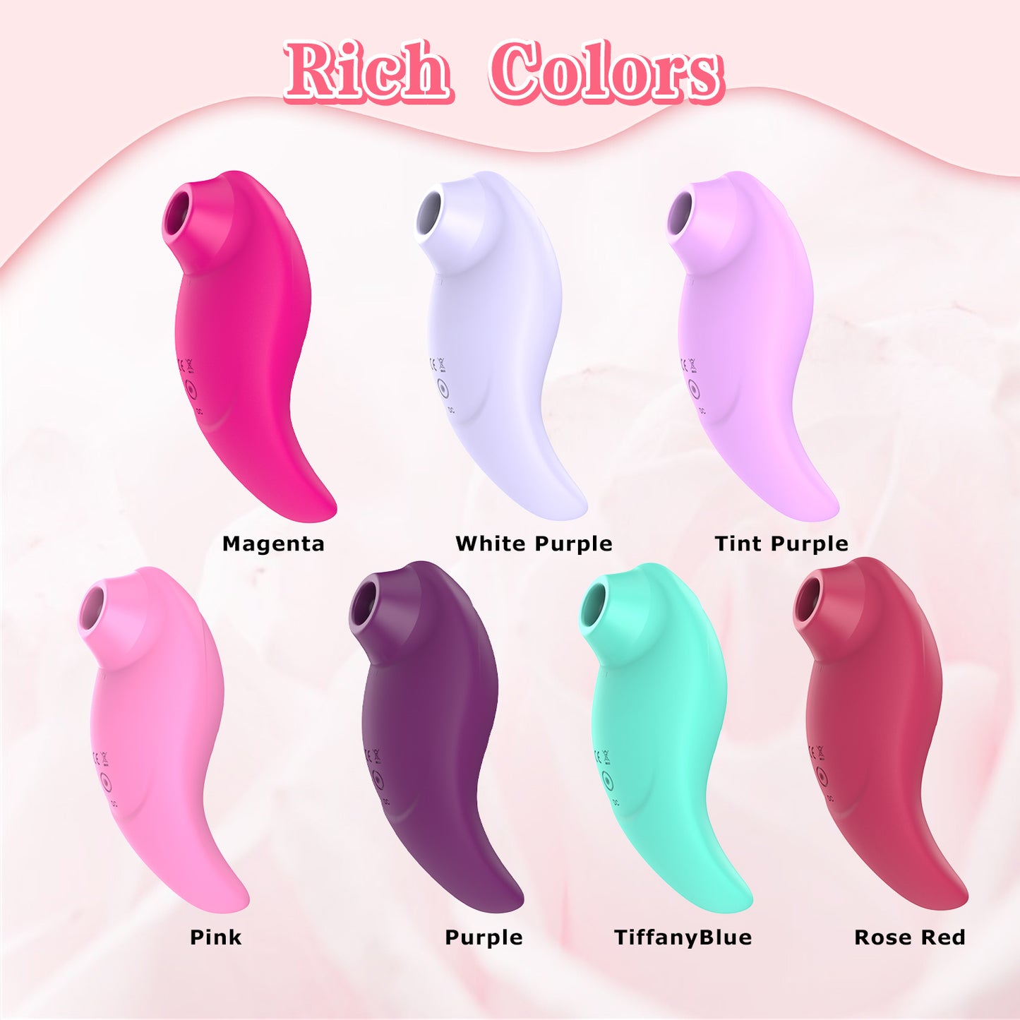 Deeplik Sucking Vibrator Adult Sex Toys - Adult Toys for Women Clitoral Nipple Sucker Vibrators with 10 Sucking & Vibrating Modes, Womens Rose Sex Toy Suction Vibrator for Woman Couples Female